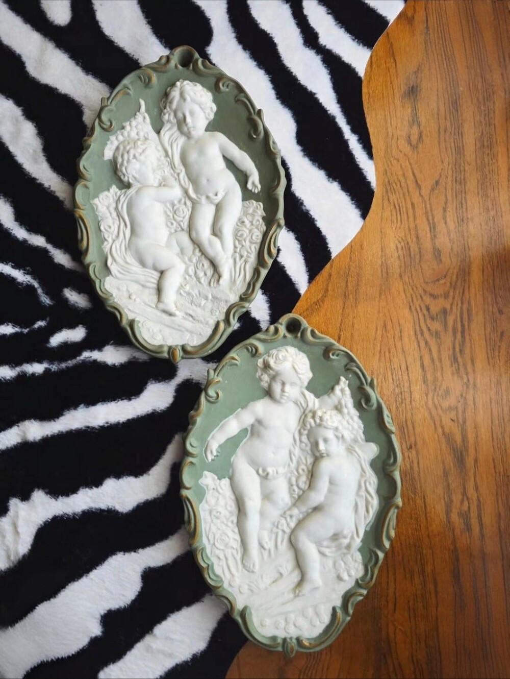 Vintage Cherub Wall Art Decor